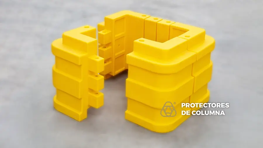 Protector de columna plastico
